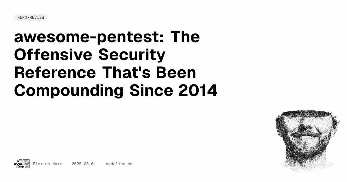 awesome-pentest: The Offensive Security Reference That's Been ...