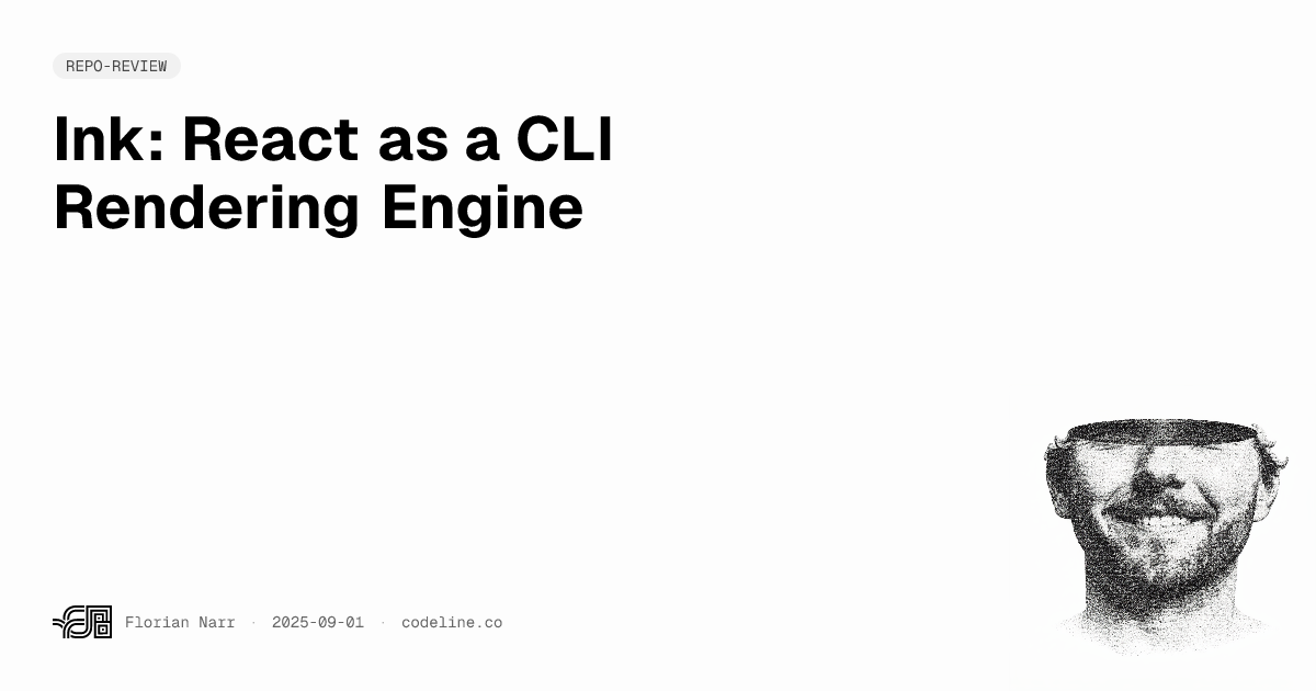 Ink: React as a CLI Rendering Engine | Florian Narr