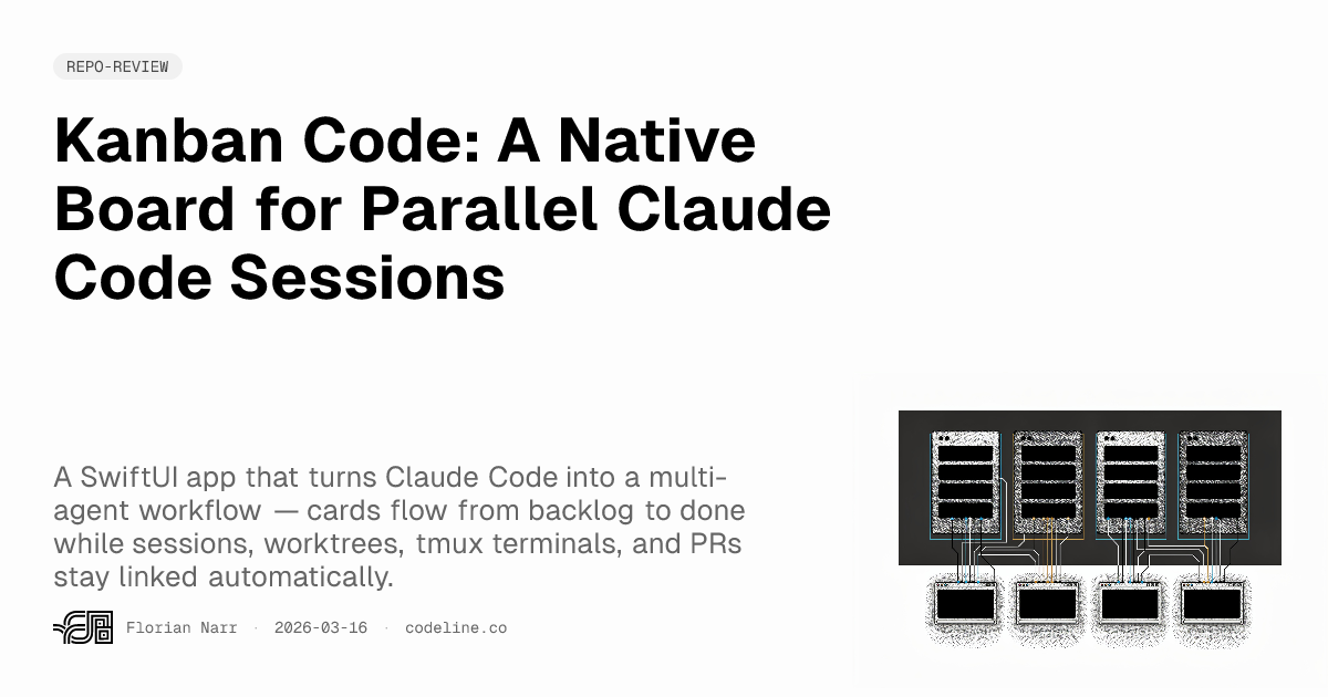 Kanban Board Python Code Kanban Code: A Native Board for Parallel Claude Code Sessions | Florian ...