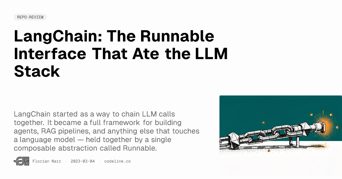 Ate Razorback Interface LangChain: The Runnable Interface That Ate the LLM Stack | Florian Narr