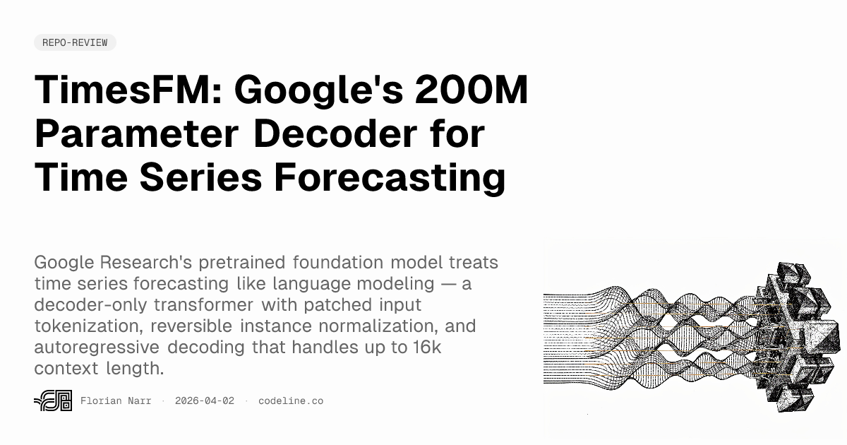 Decoding Def TimesFM: Google's 200M Parameter Decoder for Time Series Forecasting ...