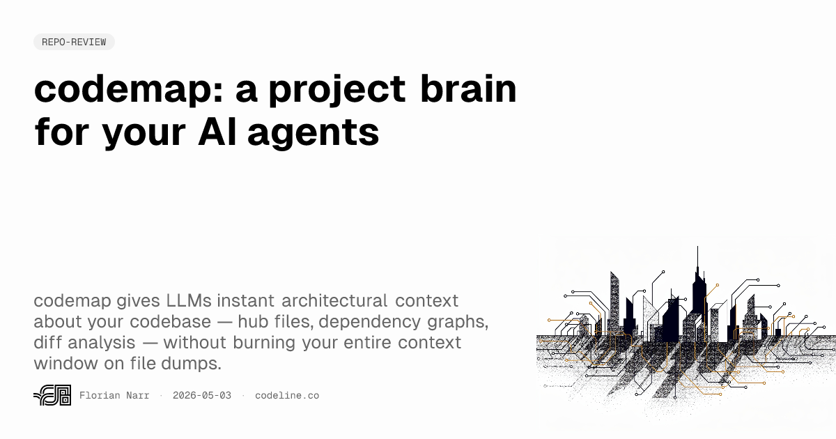 codemap: a project brain for your AI agents | Florian Narr